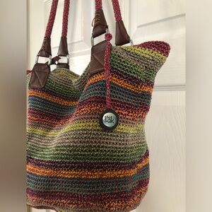 Multi-color Hobo bag